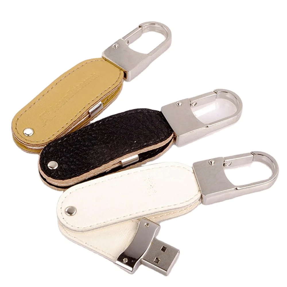 

Corporate Gift Idea 2021 PU Leather USB Flash Drive with OEM LOGO