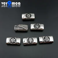 

Manufacture Wholesale Flat Stainless Steel Cast Magnetic Clasp for Leather Bracelet Clasp