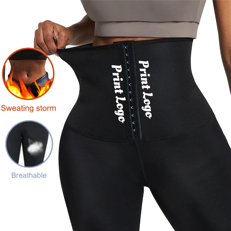 

Workout Leggings Wholesale Shapewear Body Shaper Pants Private Label Shapewear Waist Trainer Leggings, As picture show