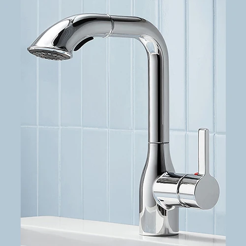 Chrome 3 Way Pull Down Out Taps Cheap Kitchen Faucet