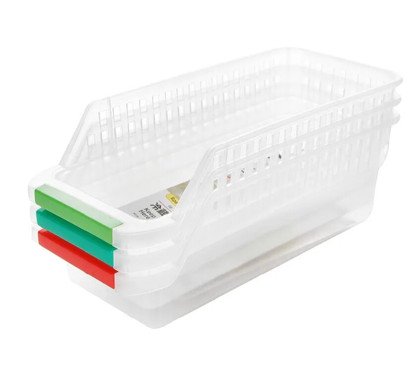 

Refrigerator storage box frozen classification box vegetable beverage classification refrigerator storage compartment sorting, Transparent