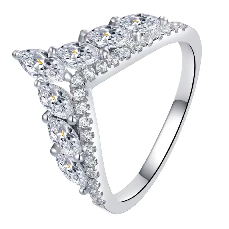 

CLASSIC Custom Women Heartbeating sterling silver gold plated ring Zircon CZ gift wedding sterling silver engagement rings, White gold (rose gold, yellow are avaliable)