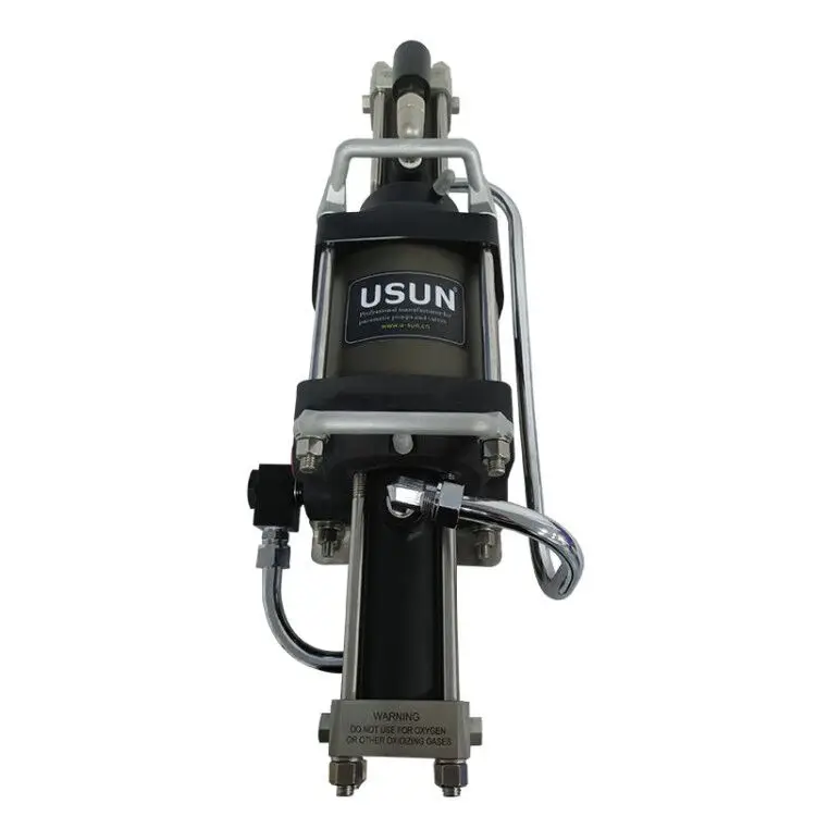 

High quality USUN Model: AGBD double action fast speed refilling air driven nitrogen or helium gas booster pump