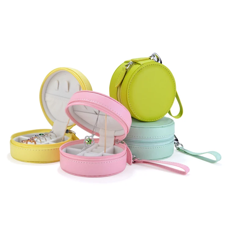 

Pu leather travel jewelry box set jewelry case