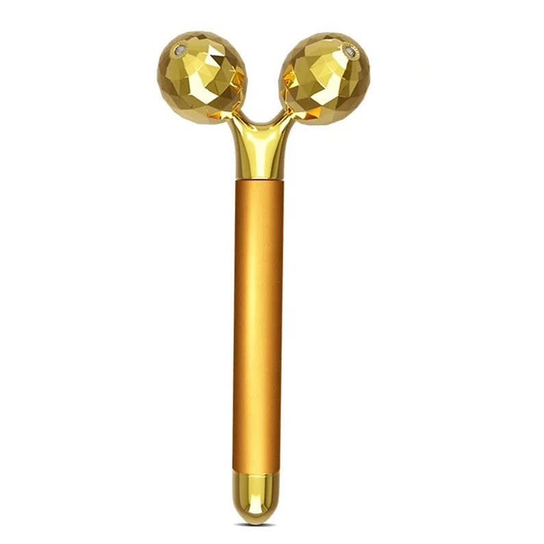

Electric Face Roller 24K Gold Bar for Slimming Face, Golden