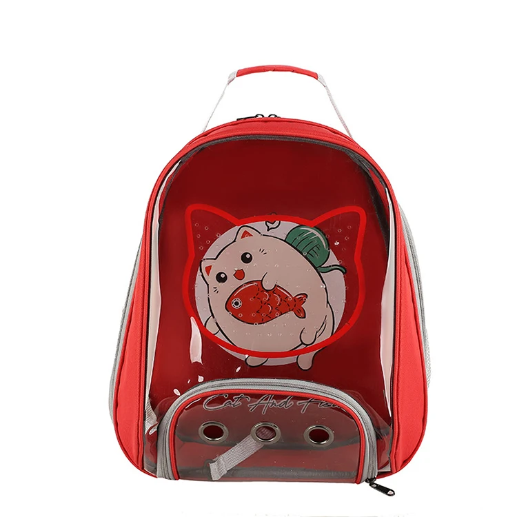 

Free Shipping/Dorp Shipping Transparent printed pet bag go out portable space capsule cat and dog backpack