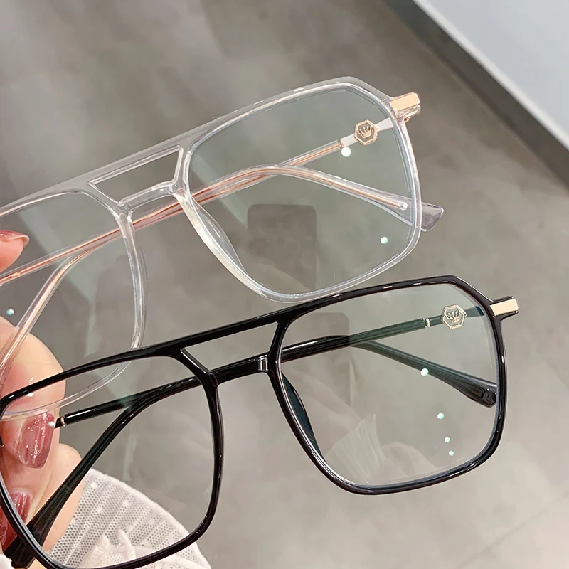 

Wholesale Popular Oversized Square Frames Anti Blue Light Computer Optical Eyeglasses, As your requiement