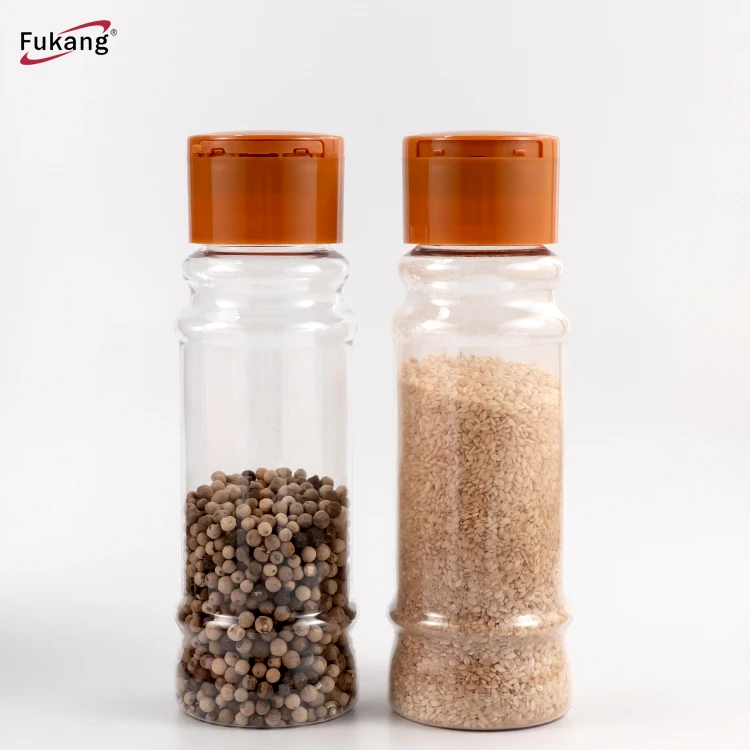 

Factory Direct Cheap Plastic Spice Flip Top Spice Bottle,Shaker Seasoning Bottle 50Ml 150Ml 300Ml Empty Spice Jar, Clear/customized