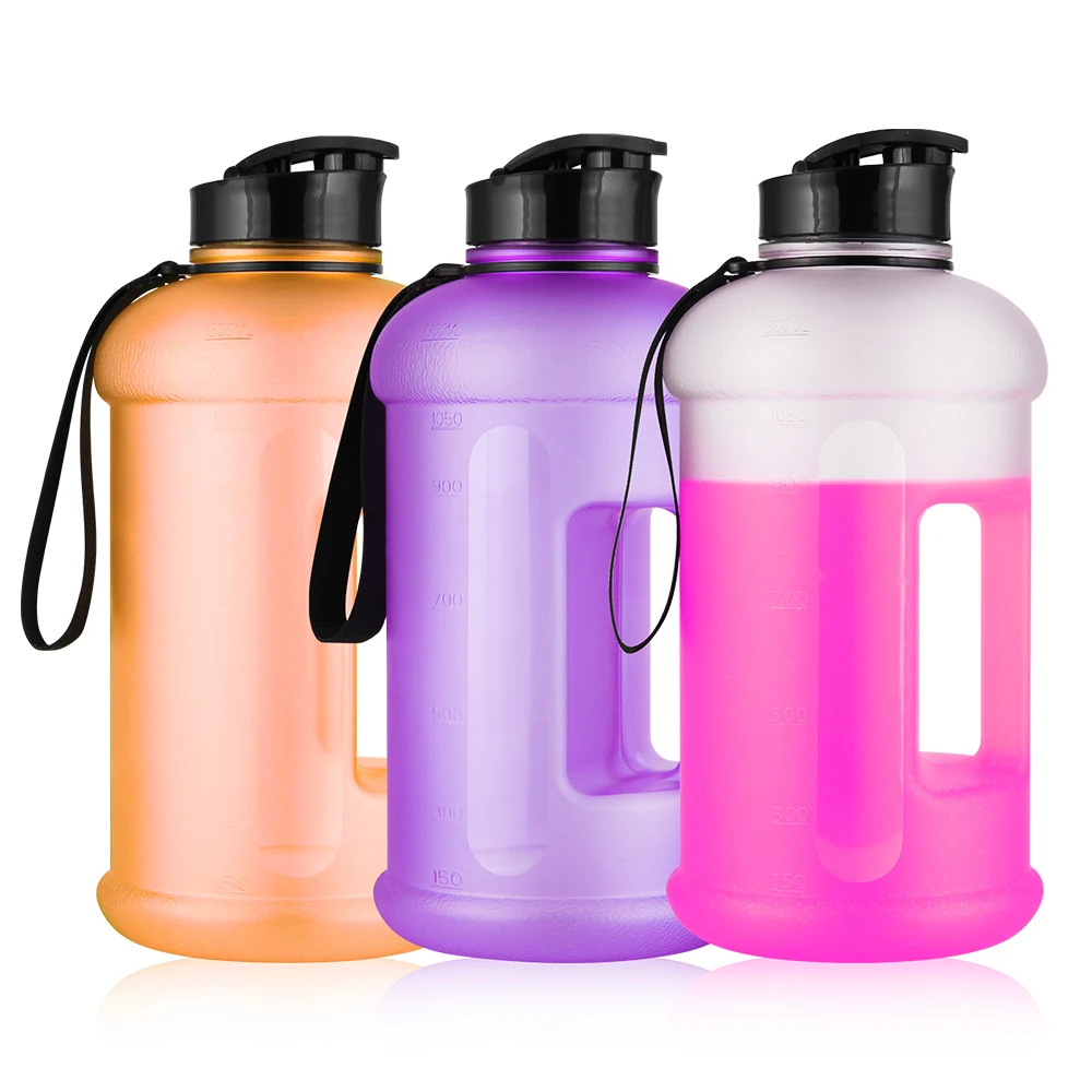 Factory Price 1.3l Bpa Free Gym Water Bottle Frosted Color Bpa Free