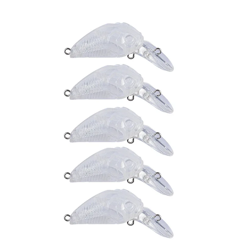 

Fishing Lures Crankbaits Artificial Diy Blank Hard ABS Plastic Unpainted, Showed