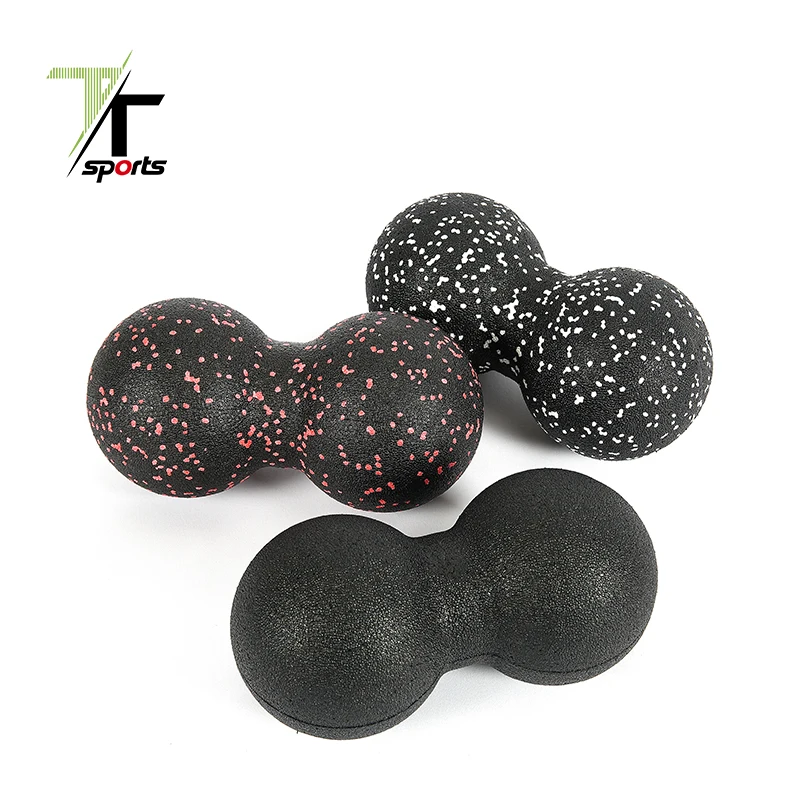 

TTSPORTS Custom Logo Size EPP Exercise Foam Ball Eco Friendly Double Peanut Massage Ball, Multi colors or customized