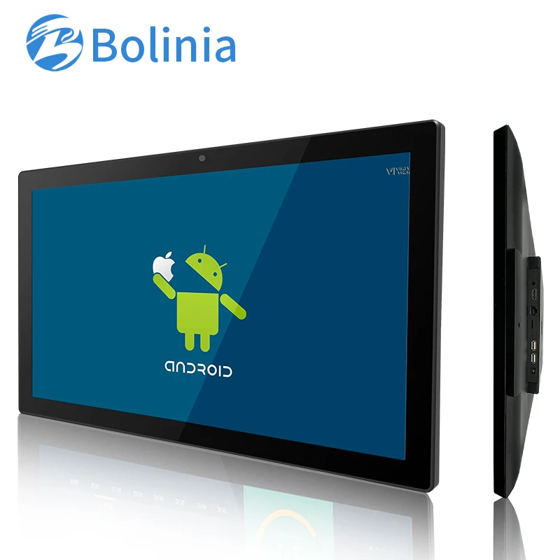 

23.6 inch IPS all in one pc Capacitive touchscreen VESA wall mount RK3288 4G+16G for industrial medical equipment