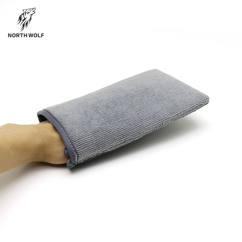 
Clay bar manufacturer NorthWolf New Arrival Microfiber Car wash Clay Mitt 