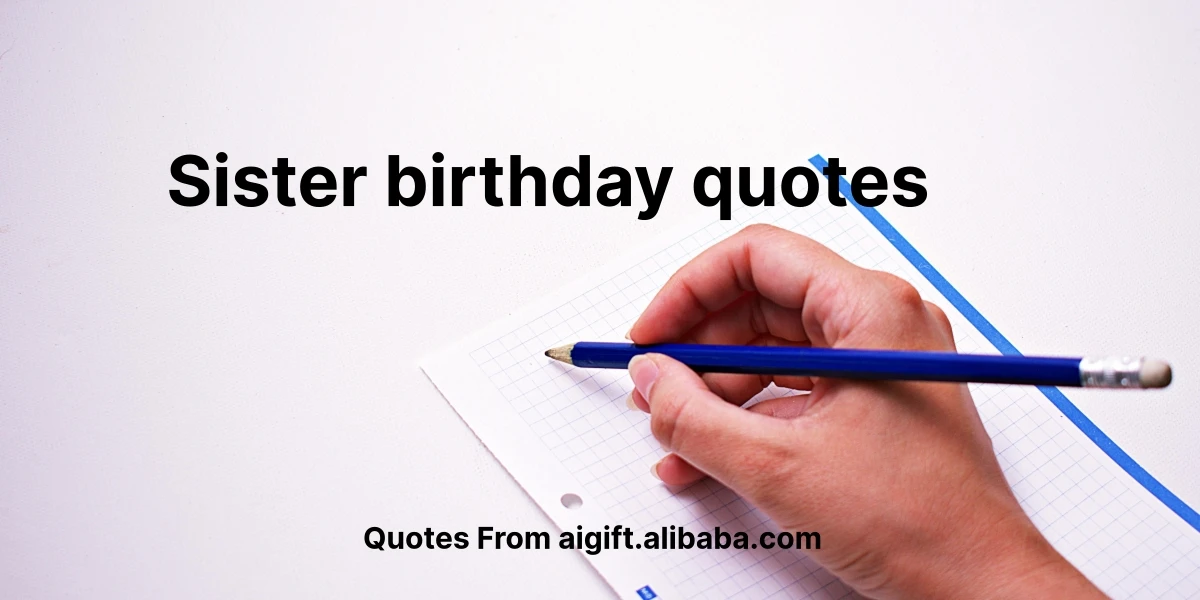 sister birthday quotes