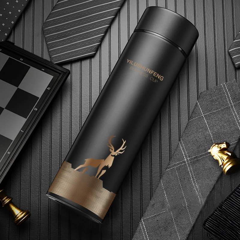 

Double Wall Life Vacuum Cup Stainless Steel Led Temperature Display digital designer tumbler with touch screen lid, Red,white,black,blue,pink,gold