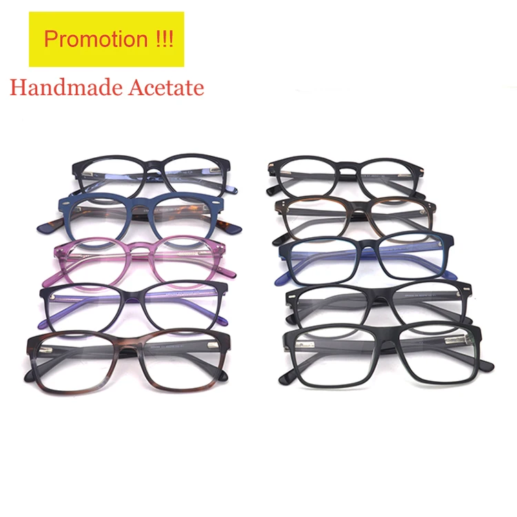 

Ready Stock Amazon Hot Sell Wholesale Mixed Models Eyeglass Eyewear Acetate Optical Frames Price