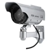 Solar Energy Realistic Dummy Surveillance Security Sticker Camera Flashing Red LED Light