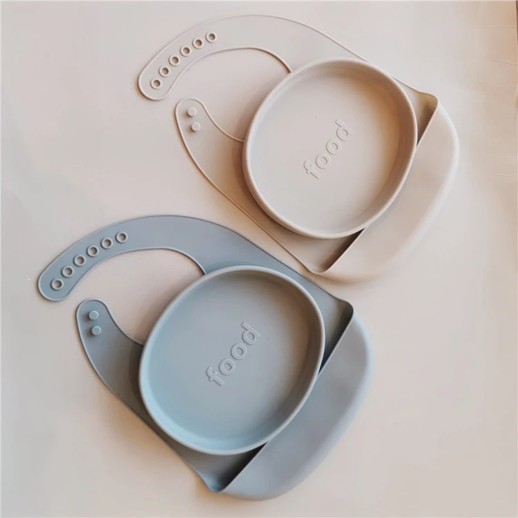 

2021 Amazons new baby silicone bowls, baby food bowls and plates, are BPA-free and can be used in ovens and microwaves, As picture