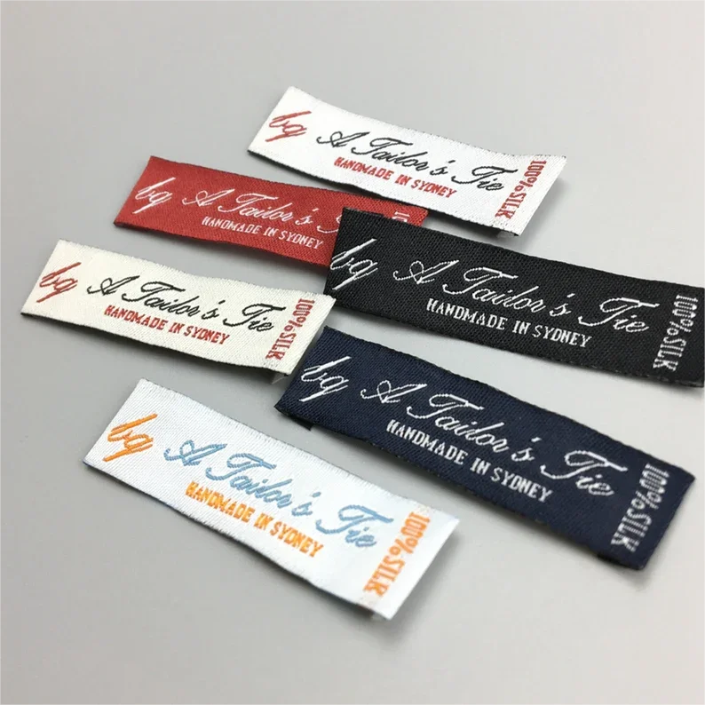 

Wholesale Custom Woven Label Tags Clothes Tagger Labels Custom Woven Labels For Clothing