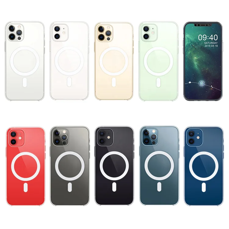 

Universal PC TPU case for magsafe case for iphone 11 12 13 pro max case clear tpu