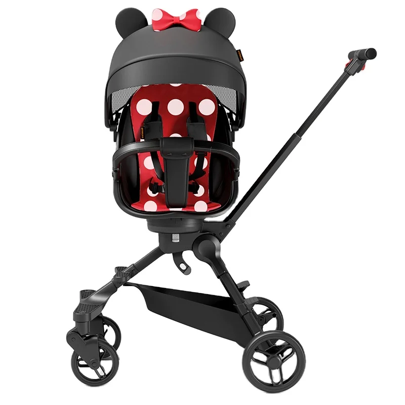 

Fast Shipping Door To Door Luxury Baby Stroller 3 in 1 Folding bi-directional high landscape stroller baby pram china