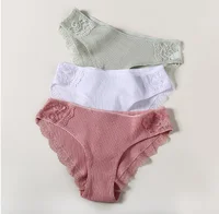 

Cotton Panty Solid Women's Panties Comfort Underwear Skin-friendly Briefs For Women Sexy Low-Rise Panty Intimates