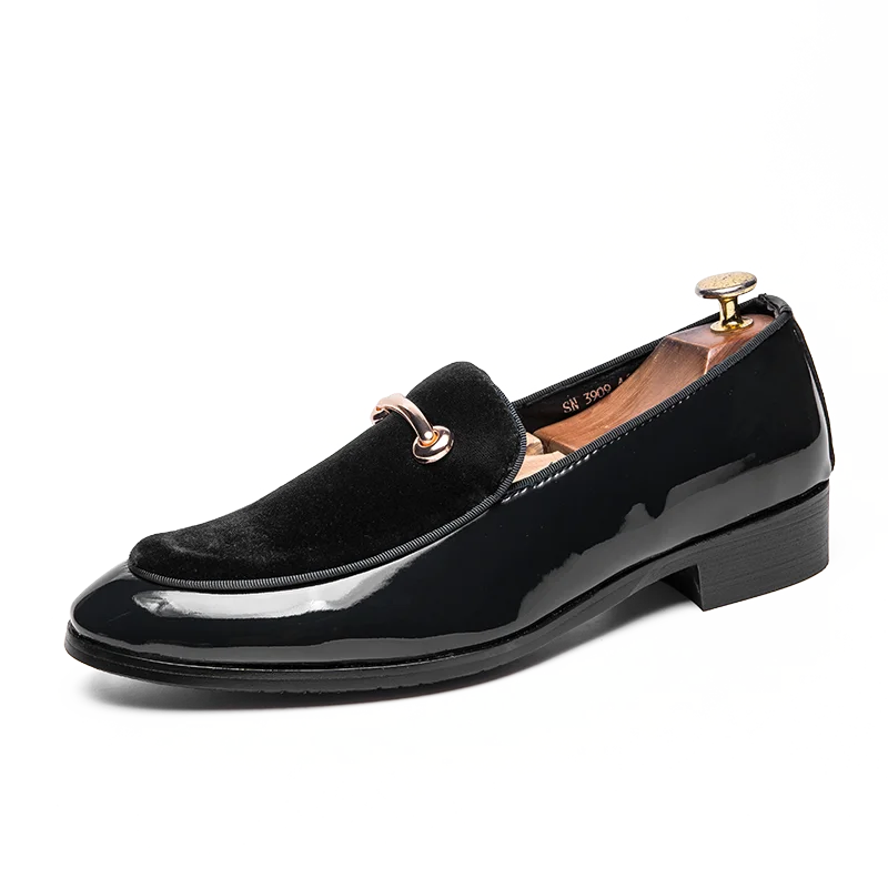 

Mode Damen China Factory Supplier Fashion Slip-on Loafers Nice Wholesale Business Dress+ Shoes For Men Casual Comfortable, Black,blue,bright black