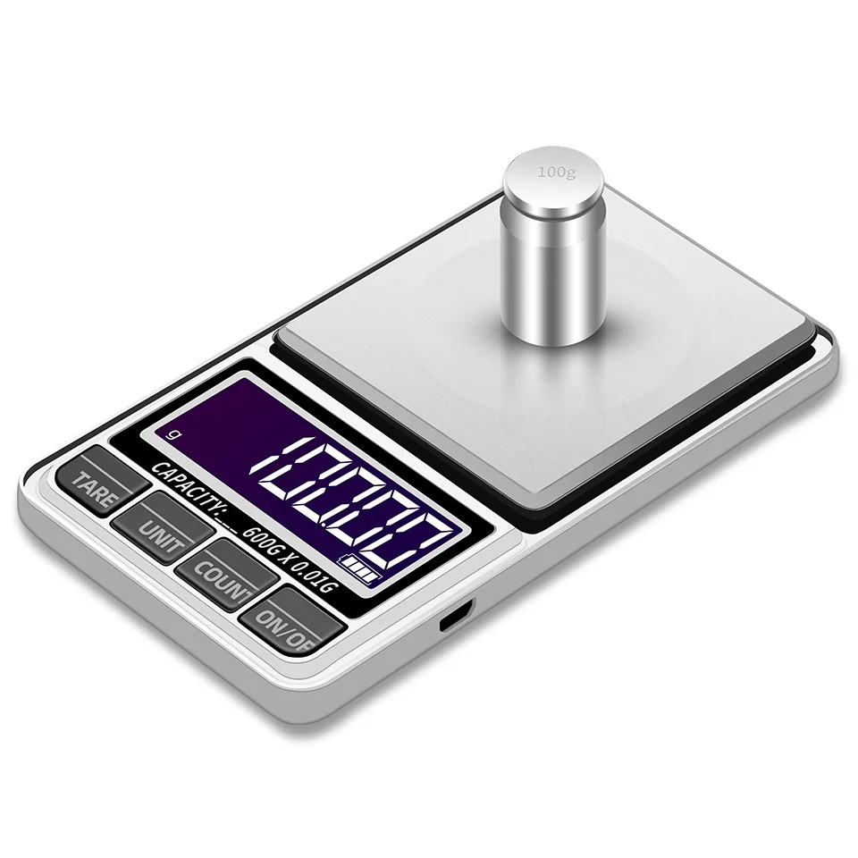 1 口袋称重秤数字 100g 0.01g 数字口袋秤