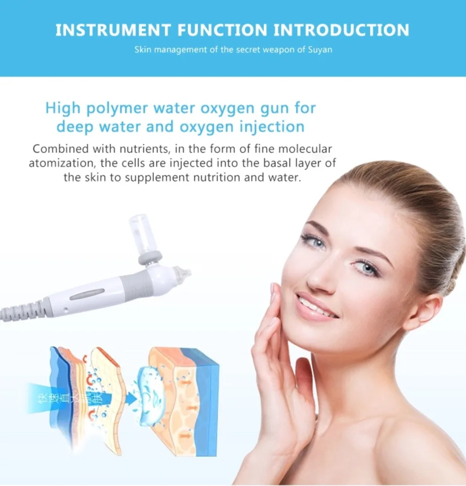 Cosmetic Microdermabrasion Instrument For Face Diamond Peel Dermabrasion And Peeling Skin Facial Machines