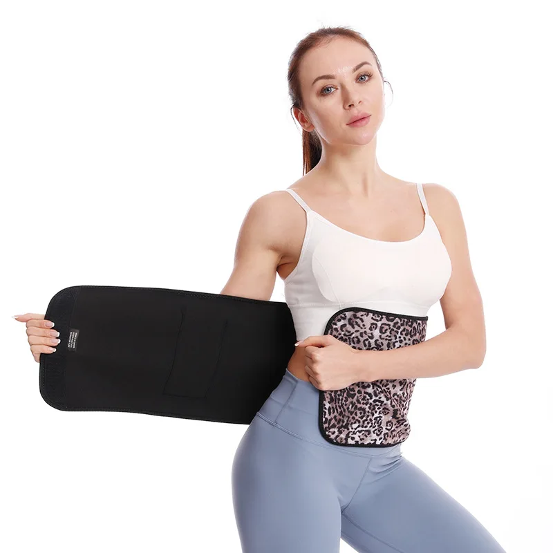 

Neoprene Waist Trainer Women Fitness Training Sauna Band Sweat Slimming Waist Trimmer Belts with Pocket