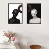 wholesale Black woman on canvas no frame home decor Wall poster decoration africa woman Wall Art painting Picture