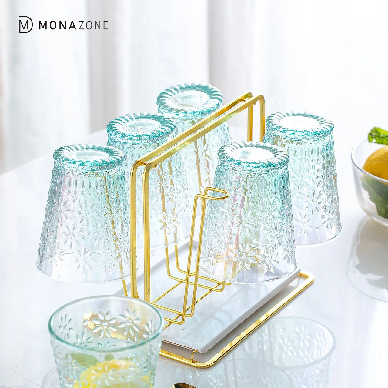 

Monazone Ins Style Colorful Glass Cup Color Changing Tumblers Cup Water Cup