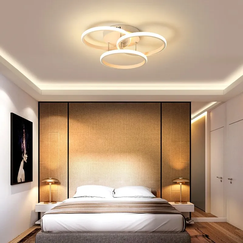 Living room light ceiling modern led ceiling lamp circular acrylic led lighting for hotel project lamparas de techo