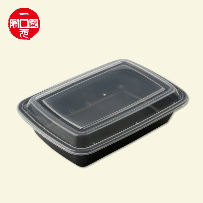 

900ml Amazon high quality plastic transparent tritan material leakproof 1compartment bento lunch box