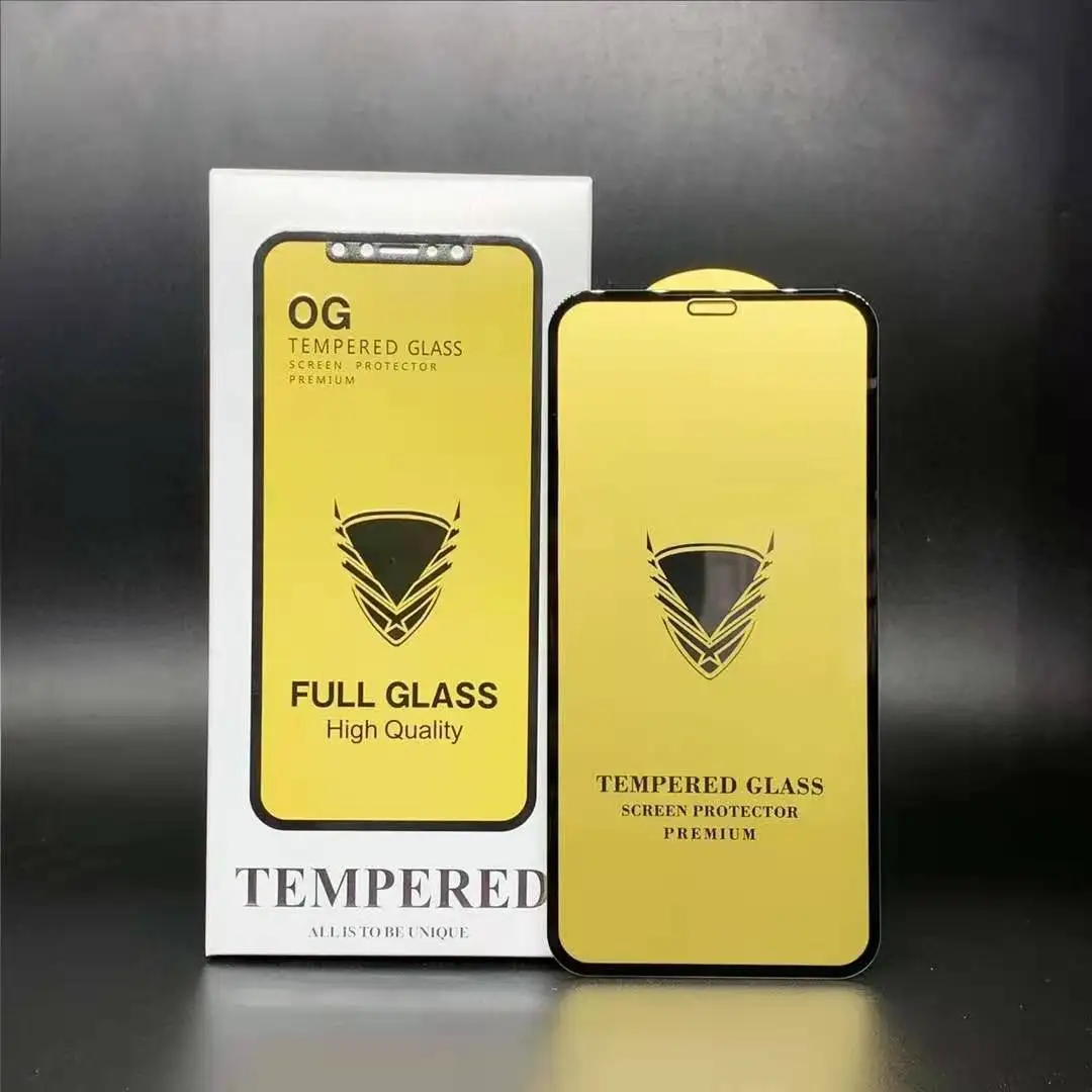 

Phone Film Golden Armor Gold Full Glue Tempered Glass Screen Protector for Samsung S20 FE Note 10 Lite M31 A71 A11 A31 A42