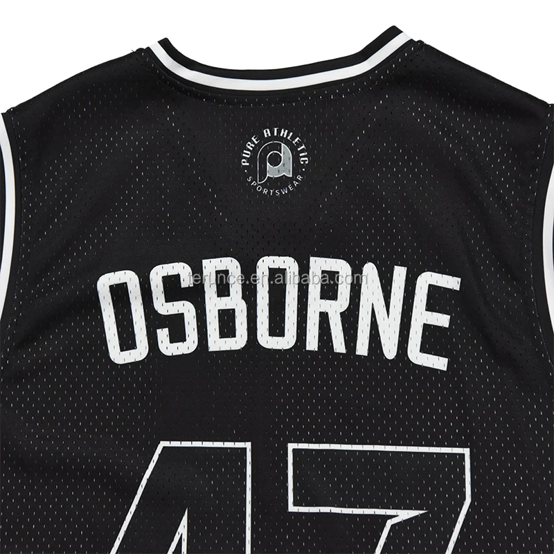 Wholesale Custom Reversible Youth And Adult Black Basketball Jersey ...