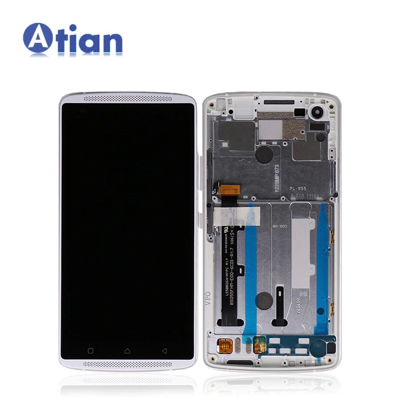 

5.5" for Lenovo Vibe X3 Display Lemon X3 X3c50 X3c70 Full LCD Display Touch Screen Digitizer Assembly with Frame Assembly, White
