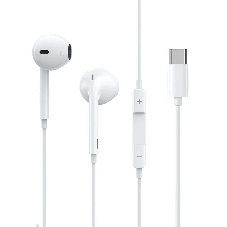 

ROCK Space ES08 Type-C / USB-C In-ear Wired Stereo Earphone(White)