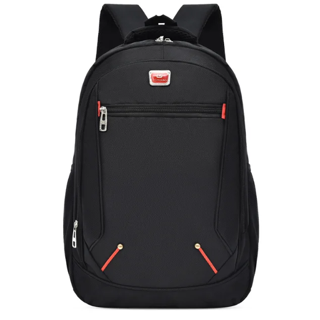 

Oxford laptop bag Travel Bag Portable Casual college backpack, White, black