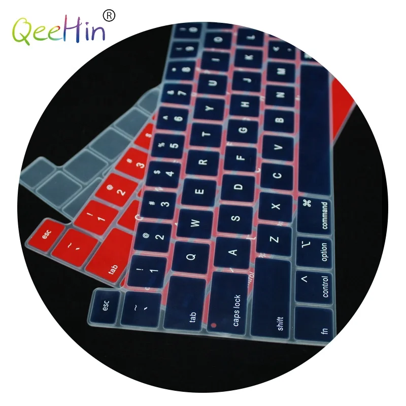 

Custom language printing EU version 16 inches laptop silicone keyboard cover with waterproof and dust, Any