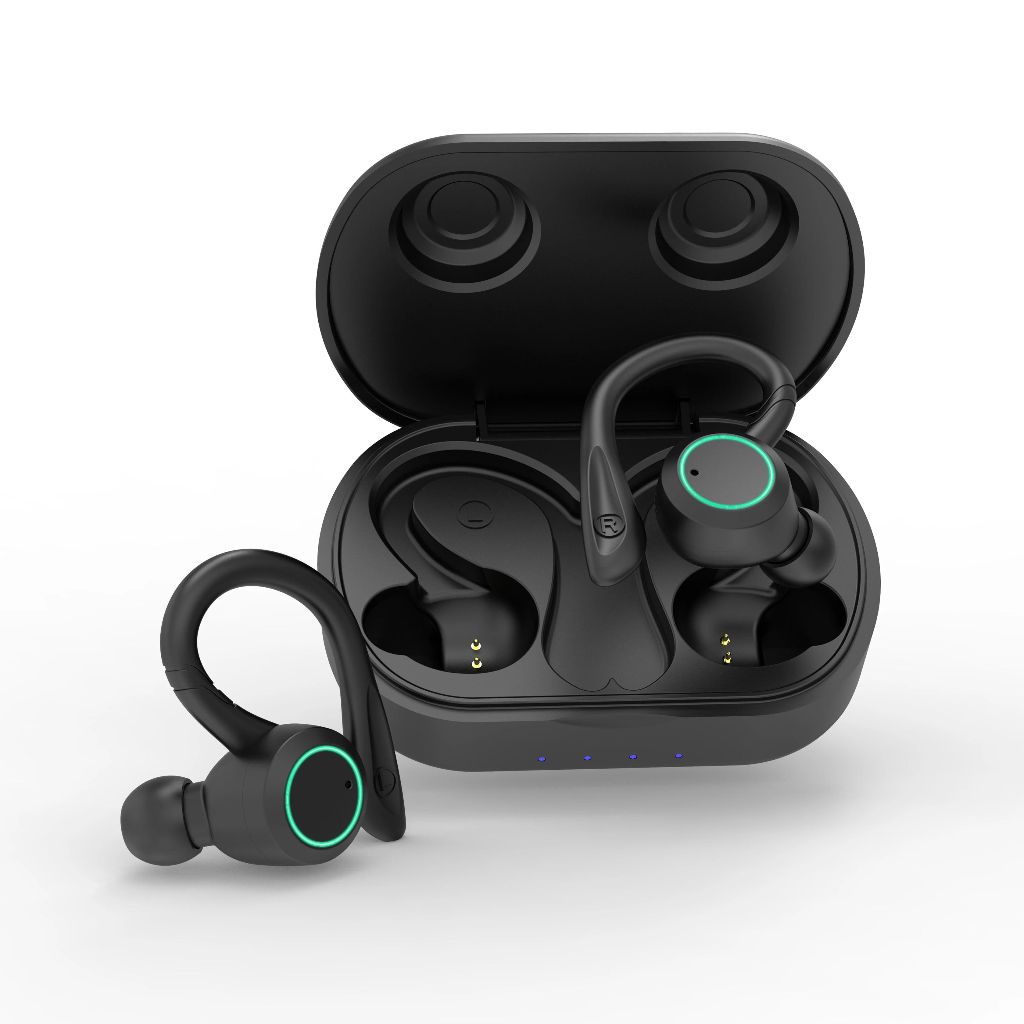 

KINLAN BE1018 Earbuds 2020 Upgrade Version Touch Control Earphone Bluet Headset IPX7 Waterproof TWS Earbuds with Earhook