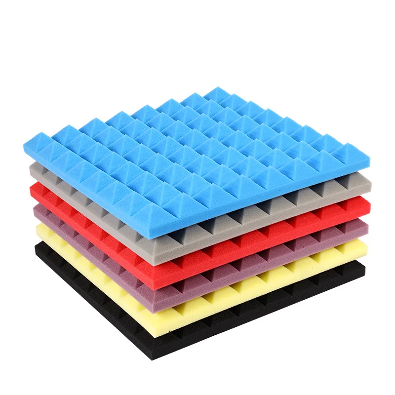 
black triangle acoustic foam Foam behind speakers mattress sound tiles absorbers sponge for building foamily 