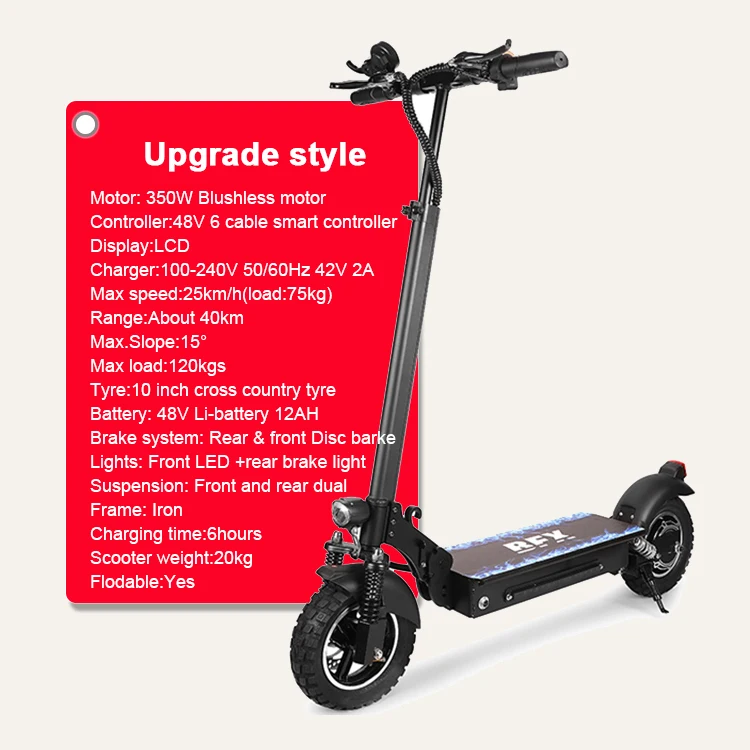 

Most Popular Two Wheel Folding Scooter Electric/electric Scooter Carbon Fiber With Dual Suspensions