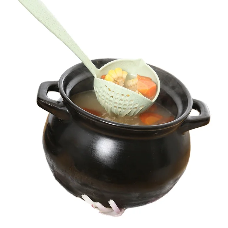

Kitchen Hot Pot Colander Soup Spoon, Multicolors