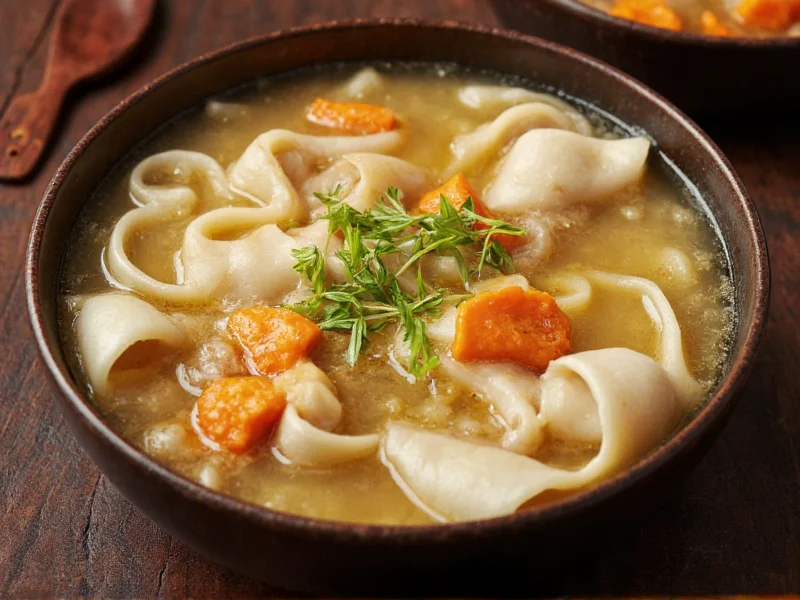 what is in wonton soup