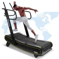 

Gym equipment cheap air runner woodway treadmill fitness treadmill commercial curved sports manual seif-powered treadmill