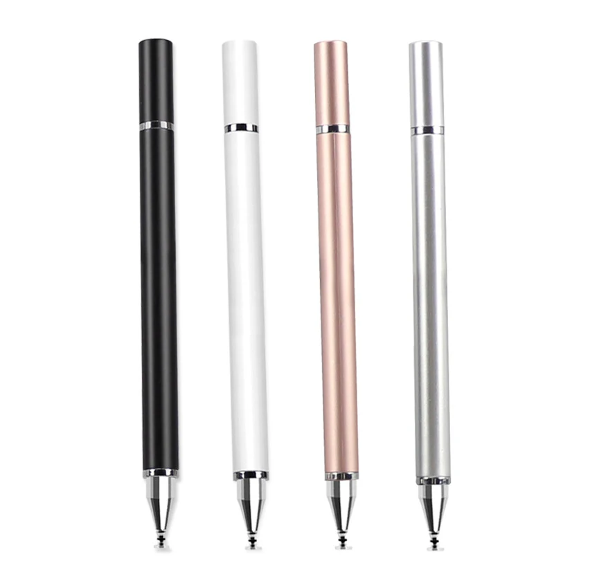 

Two in One Disc Stylus Pen Plastic Universal Digital Drawing Sketching Pencil 2 in 1 Touch Screen Writing Pen with Stylus, Custom