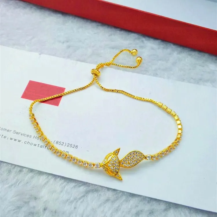 

Gold Micro Inlaid Fox BraceletGold Plated Fox Bracelet Gold Plated Gold Ladies Jewelry