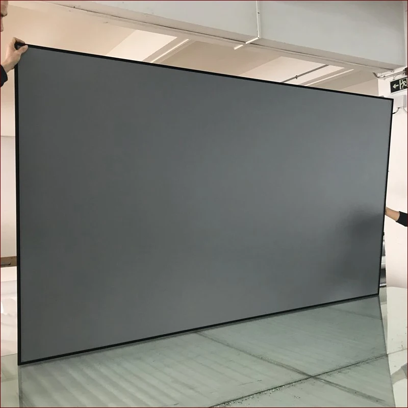 

80inch XYScreen 16:9 PET Crystal ALR Projection Screen with Ultra Narrow Frame for Xiaomi 4K Laser Projector