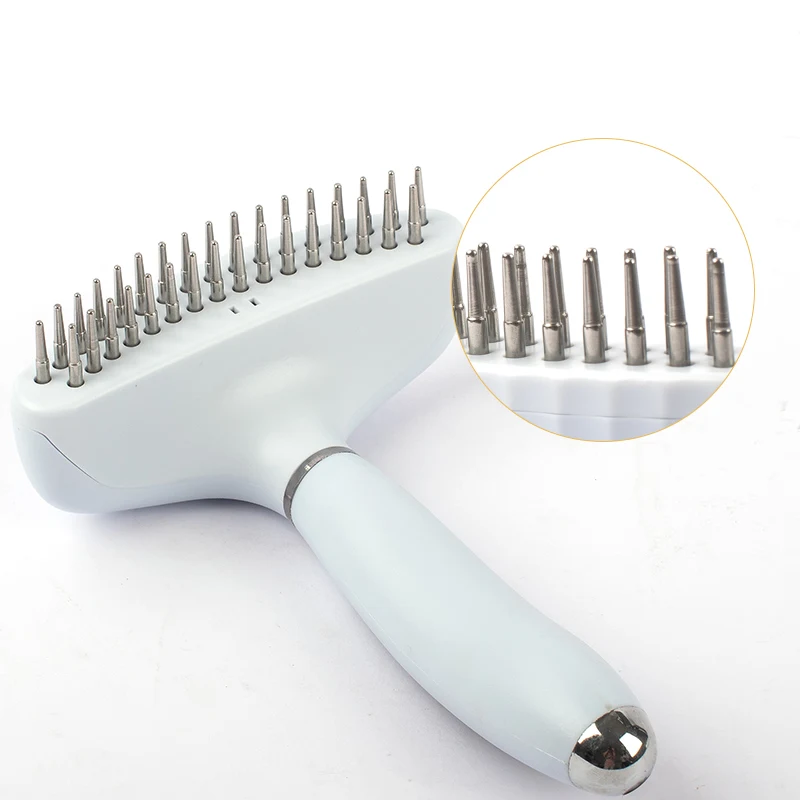 

Hot Sale Rake remove dog hairs brush self-cleaning for Dog and Cat